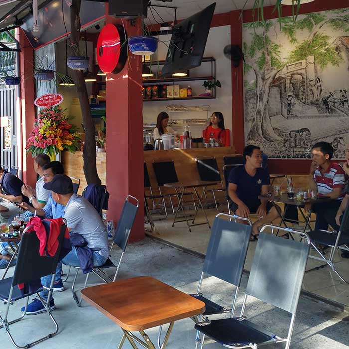 Mo Quan Ca Phe Rang Xay Theo Chuoi Vui Coffee