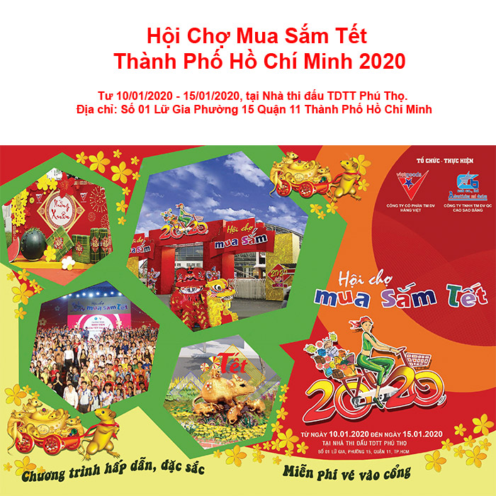 Hội Chợ Mua Sắm Tết Hồ Chí Minh 2020