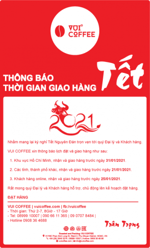 Lịch giao hàng Tết 2021