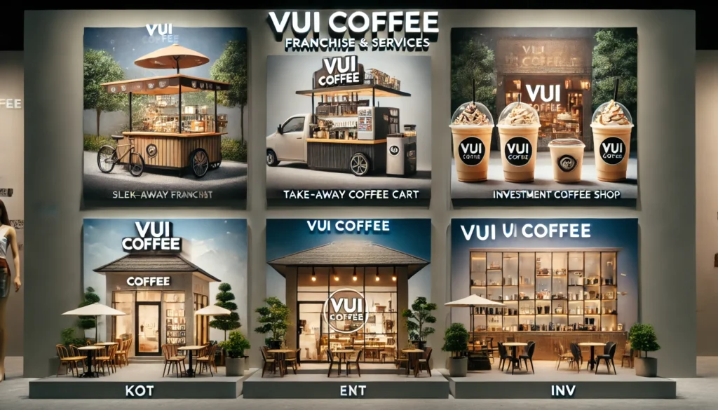 Các gói nhượng quyền cà phê vui coffee