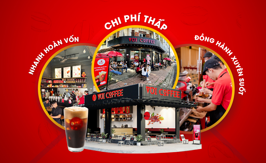 3 điểm mạnh khiến nhà đầu tư chọn VUI COFFEE thay vì tự mở